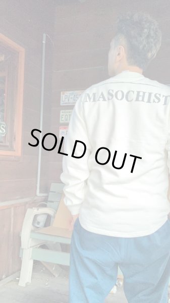 画像7: Sugar & Co.  Drop Sweat シュガーアンドカンパニー 別注MASOCHIST  ドロップスウェット  ホワイト (7)