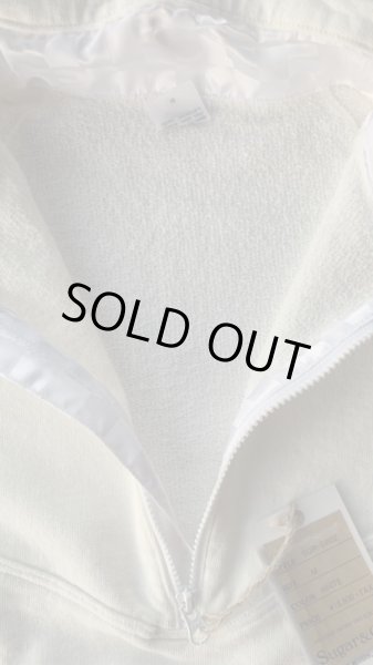 画像3: Sugar & Co. Bleach Drop Sweat シュガーアンドカンパニー  team sweat (ハーフジップスウェット）ホワイト (3)