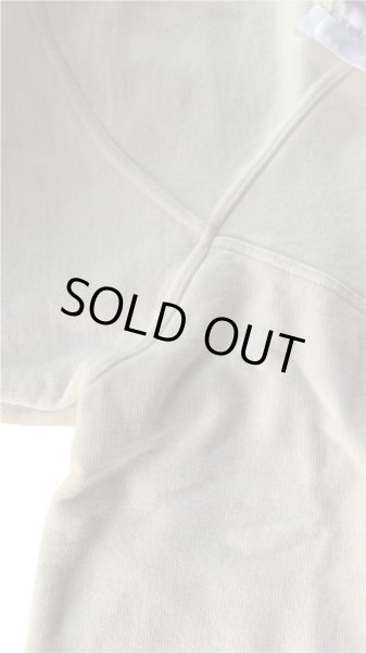 画像6: Sugar & Co. Bleach Drop Sweat シュガーアンドカンパニー  team sweat (ハーフジップスウェット）ホワイト (6)