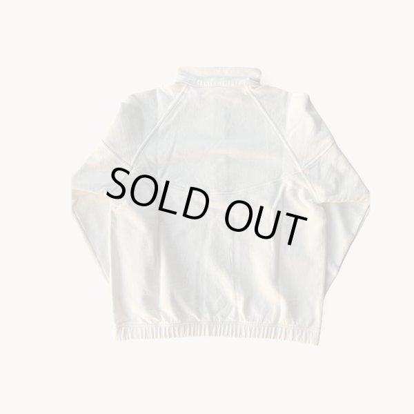 画像2: Sugar & Co. Bleach Drop Sweat シュガーアンドカンパニー  team sweat (ハーフジップスウェット）ホワイト (2)