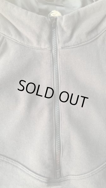 画像3: Sugar & Co. Bleach Drop Sweat シュガーアンドカンパニー  team sweat (ハーフジップスウェット）ブラック (3)