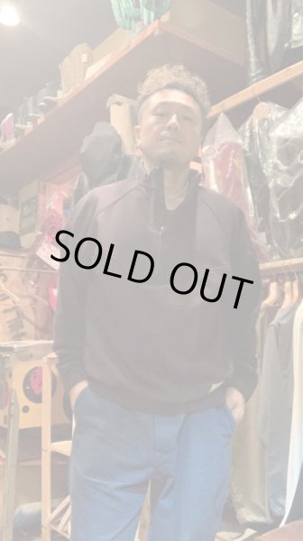 画像8: Sugar & Co. Bleach Drop Sweat シュガーアンドカンパニー  team sweat (ハーフジップスウェット）ブラック (8)