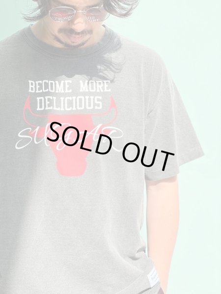 画像4: Sugar & Co. Bleach Drop Sweat シュガーアンドカンパニー dorop tee  ドロップTシャツ CHICAGO F.BLACK (4)