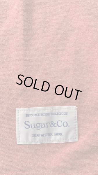 画像3: Sugar & Co. Bleach Drop Sweat シュガーアンドカンパニー dorop tee  ドロップTシャツ sugarless F.RED (3)