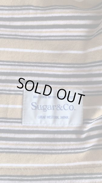 画像4: 6月4日発売開始「Sugar & Co.」Drop border S/S Tee シュガーアンドカンパニー ドロップボーダー Tシャツ (4)