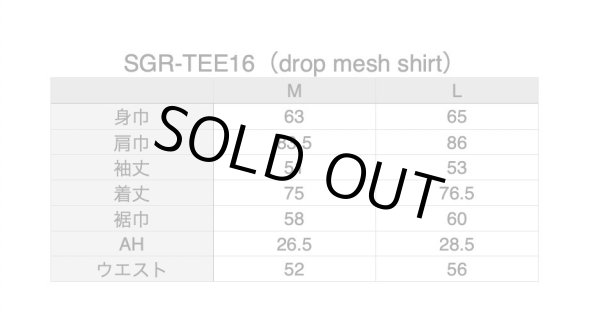 画像9: 7月16日WEB発売!Sugar&Co シュガーアンドコー drop mesh ドロップメッシュ (9)