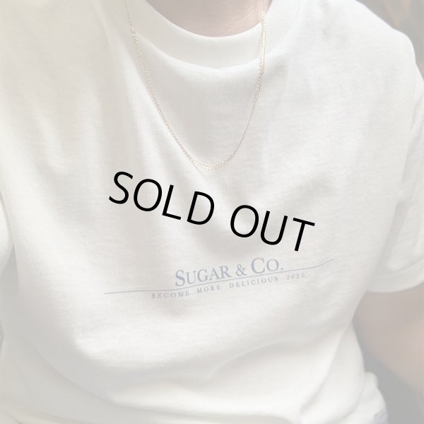 画像4: 「Sugar & Co.」Drop WHITE S/S Tee シュガーアンドカンパニー ドロップ Tシャツロゴホワイト (4)