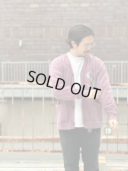 画像5: Sugar & Co.  シュガーアンドカンパニー washable max  cardigan  BURGUNDY バーガンディー (5)