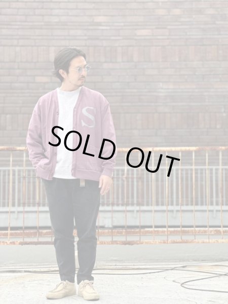 画像3: Sugar & Co.  シュガーアンドカンパニー washable max  cardigan  BURGUNDY バーガンディー (3)