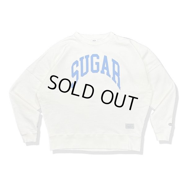画像1: Sugar & Co. BOX  Sweat シュガーアンドカンパニーボックス スウェット　アーチロゴ  WHITE (1)
