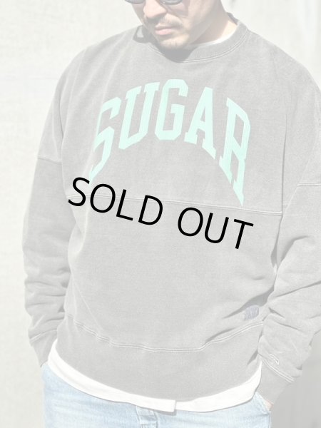 画像5: Sugar & Co. BOX  Sweat シュガーアンドカンパニーボックス スウェット アーチロゴ  F.BLACK (5)