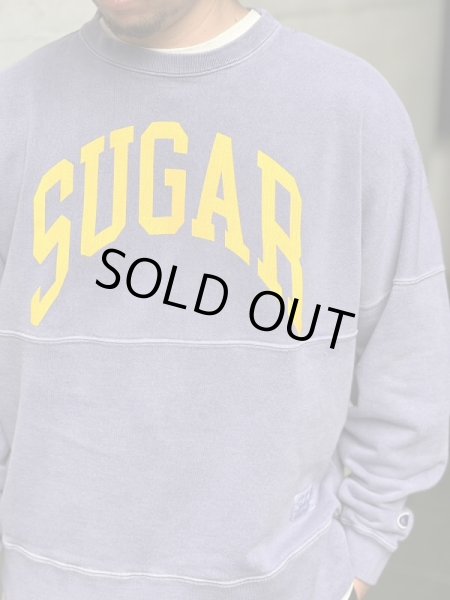 画像5: Sugar & Co. BOX  Sweat シュガーアンドカンパニーボックス スウェット アーチロゴ  F.PURPLE (5)