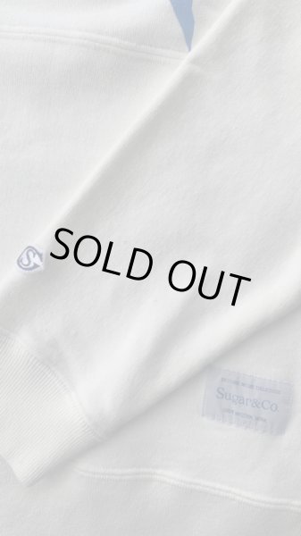 画像4: Sugar & Co. BOX  Sweat シュガーアンドカンパニーボックス スウェット　アーチロゴ  WHITE (4)