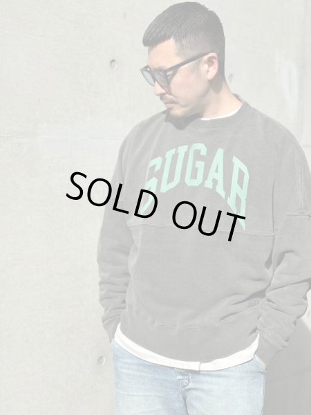 画像6: Sugar & Co. BOX  Sweat シュガーアンドカンパニーボックス スウェット アーチロゴ  F.BLACK (6)