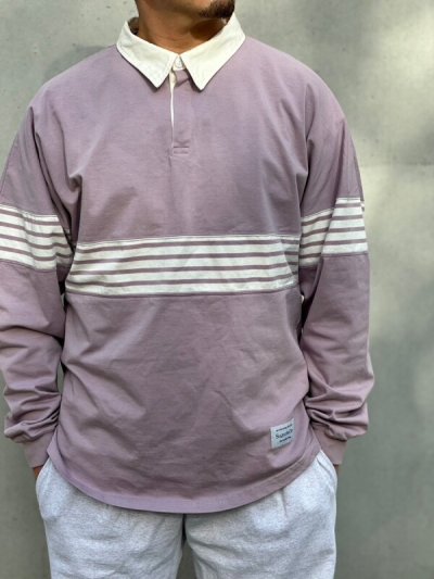 画像3: Sugar&Co シュガーアンドコー　drop rugby shirts ドロップラガーシャツ　PURPLE