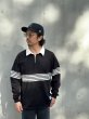 画像4: Sugar&Co シュガーアンドコー　drop rugby shirts ドロップラガーシャツ　BLACK (4)