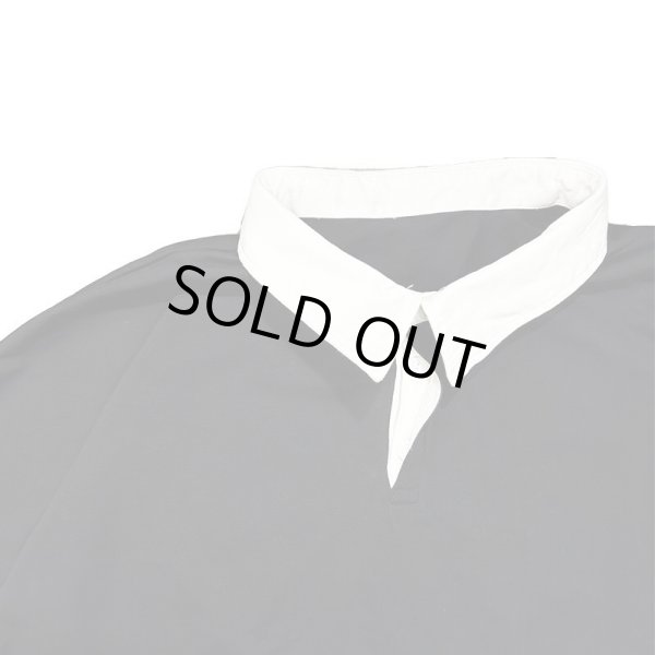 画像3: Sugar&Co シュガーアンドコー drop rugby shirts ドロップラガーシャツ BLACK (3)