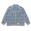 画像1: Sugar&Co  シュガーアンドコー　check board shirt チェックボードシャツ　ブルー (1)