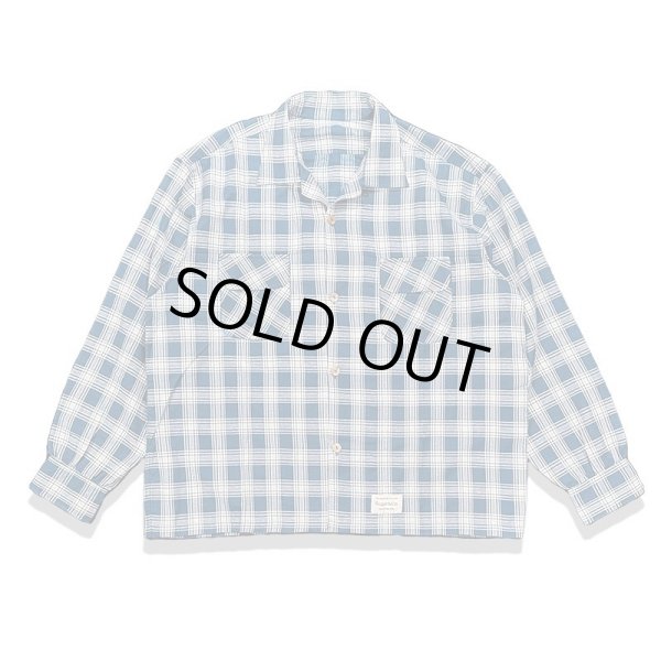 画像1: Sugar&Co  シュガーアンドコー　check board shirt チェックボードシャツ　ブルー (1)