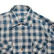 画像2: Sugar&Co  シュガーアンドコー　check board shirt チェックボードシャツ　ブルー (2)