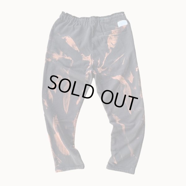 画像2: Sugar & Co. シュガーアンドカンパニー  sweat trousers BLACK ブリーチ (2)