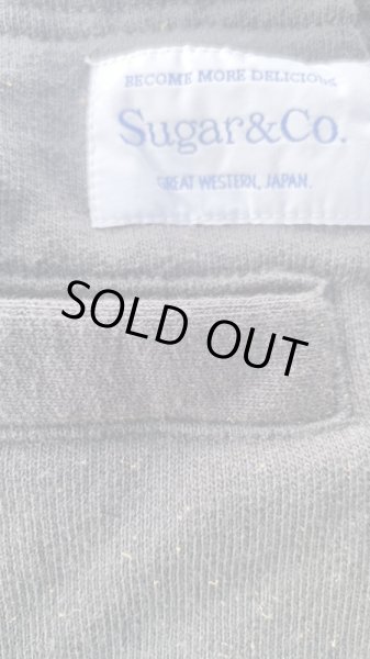 画像7: Sugar & Co. シュガーアンドカンパニー  sweat trousers BLACK (7)