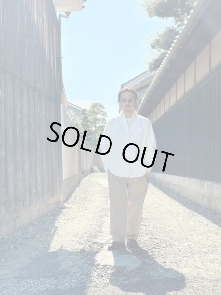 画像12: Sugar&Co   (シュガーアンドコー)handsome shirt White twill ハンサムシャツ ホワイトツイル (12)