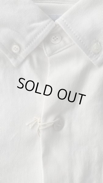 画像3: Sugar&Co   (シュガーアンドコー)handsome shirt White twill ハンサムシャツ ホワイトツイル (3)