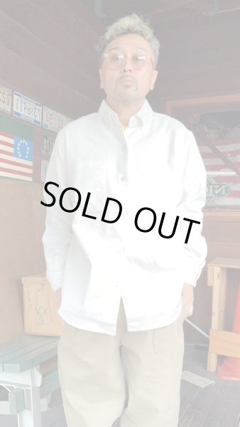 画像10: Sugar&Co   (シュガーアンドコー)handsome shirt White twill ハンサムシャツ ホワイトツイル (10)