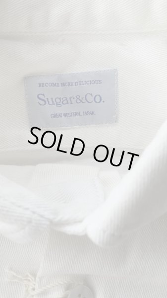 画像9: Sugar&Co   (シュガーアンドコー)handsome shirt White twill ハンサムシャツ ホワイトツイル (9)