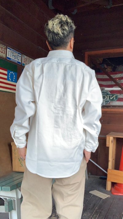 画像2: Sugar&Co   (シュガーアンドコー）handsome shirt　White twill ハンサムシャツ　ホワイトツイル