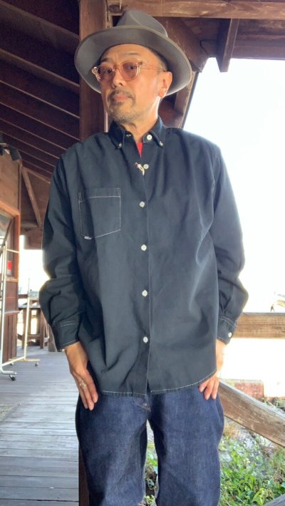 画像1: Sugar&Co   (シュガーアンドコー）handsome shirt　BLACK　ハンサムシャツ　ブラック