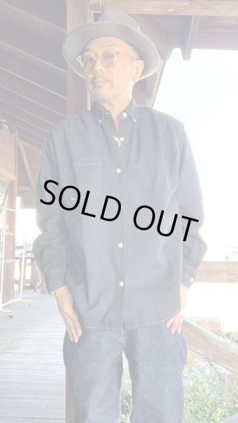 画像9: Sugar&Co   (シュガーアンドコー)handsome shirt BLACK ハンサムシャツ ブラック (9)