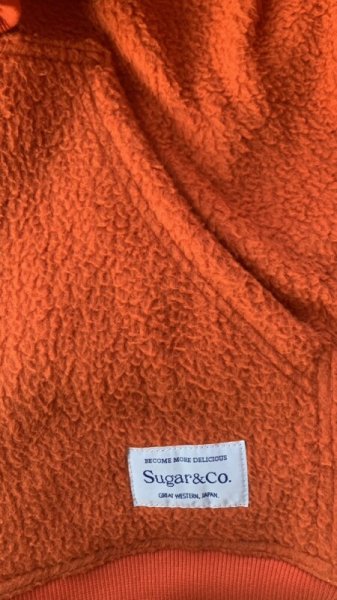 画像4: Sugar & Co.  シュガーアンドカンパニー storm fleece baja foodie   ORANGE (4)