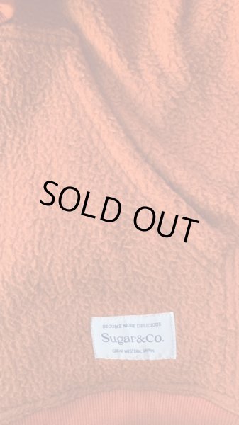 画像4: Sugar & Co.  シュガーアンドカンパニー storm fleece baja foodie  　ORANGE (4)