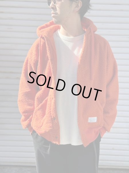 画像6: Sugar & Co.  シュガーアンドカンパニー storm fleece baja foodie  　ORANGE (6)