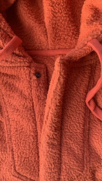 画像2: Sugar & Co.  シュガーアンドカンパニー storm fleece baja foodie   ORANGE (2)