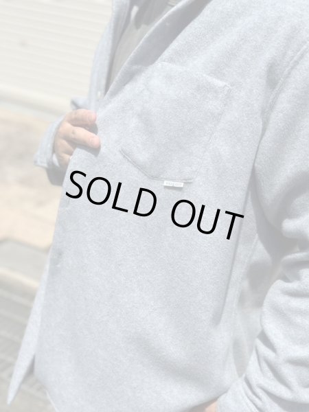 画像6: Sugar&Co   (シュガーアンドコー)fleece CPO shirt   GRAY (6)