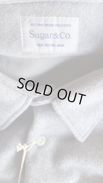 画像4: Sugar&Co   (シュガーアンドコー)fleece CPO shirt   GRAY (4)