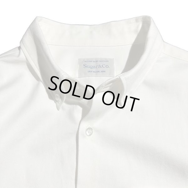 画像2: Sugar&Co   (シュガーアンドコー)handsome shirt  ハンサムシャツ ホワイトデニム (2)