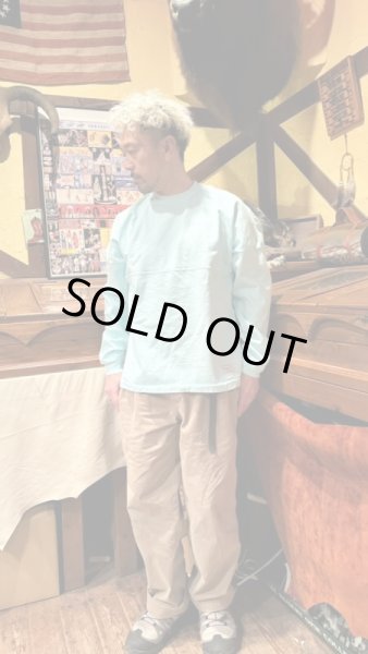 画像4: Sugar & Co.  シュガーアンドカンパニー drop L/S TEE  L.BLUE (4)