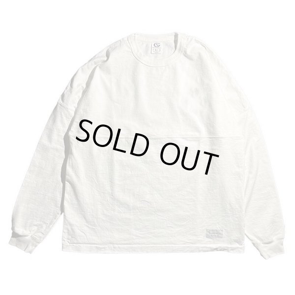 画像1: Sugar & Co.  シュガーアンドカンパニー drop L/S TEE  WHITE (1)