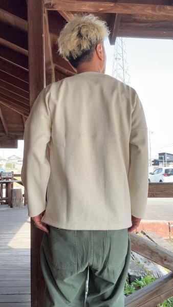 画像8: Sugar & Co.  シュガーアンドカンパニー monster basque shirt   ECRU (8)