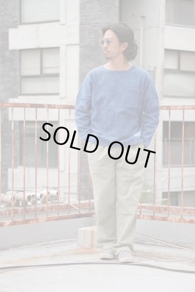 画像7: Sugar & Co.  シュガーアンドカンパニー monster basque shirt  INDIGO (7)