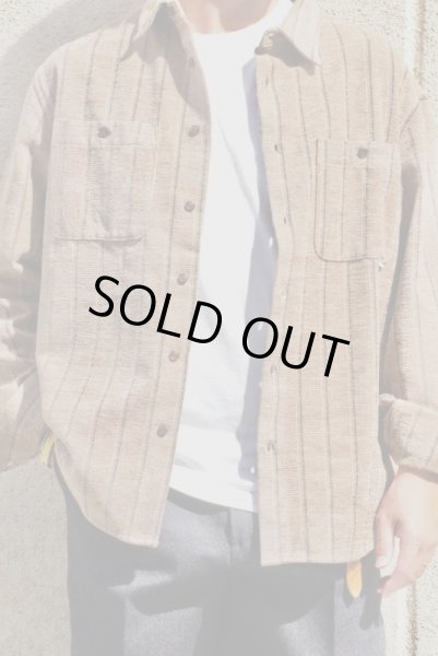 画像9: Sugar&Co   (シュガーアンドコー)Moleskin Stripe drop shirt (9)