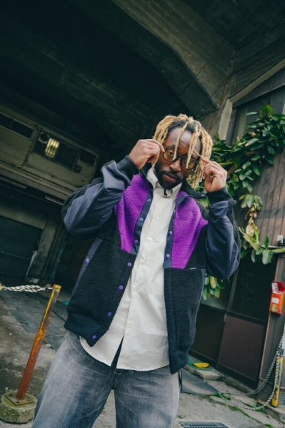 画像6: Sugar & Co.  シュガーアンドカンパニー storm fleece snap jacket   BLACK ブラック (6)