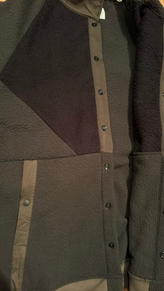 画像4: Sugar & Co.  シュガーアンドカンパニー storm fleece snap jacket   KHAKI カーキ (4)