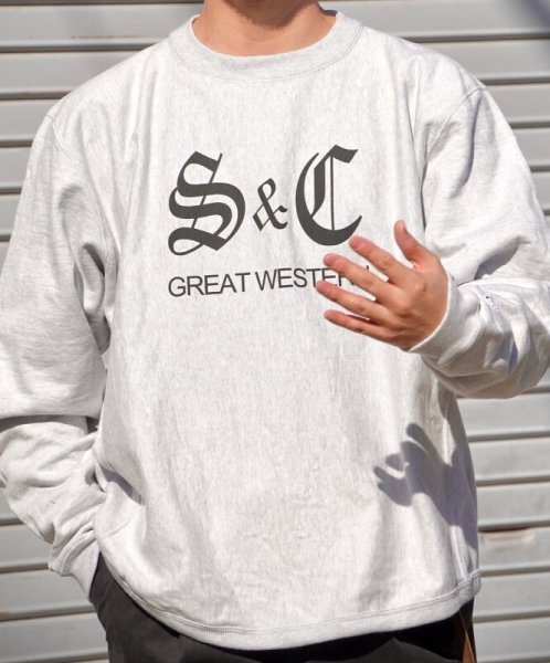 画像12: Sugar & Co.  Drop Sweat シュガーアンドカンパニー   reverse sweat ブラック    H.ホワイト (12)