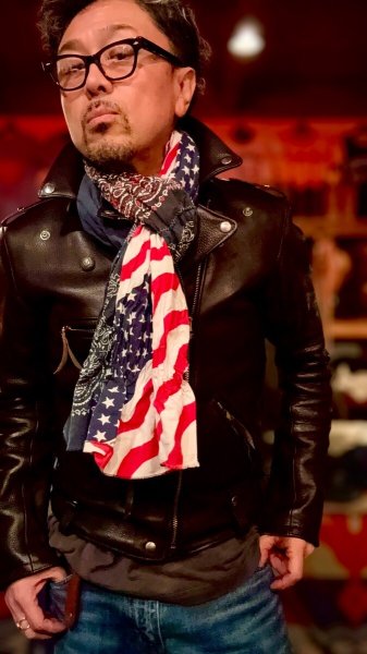 画像4: 66別注 Sugar & Co. シュガーアンドカンパニー  bandana stole バンダナストール (4)