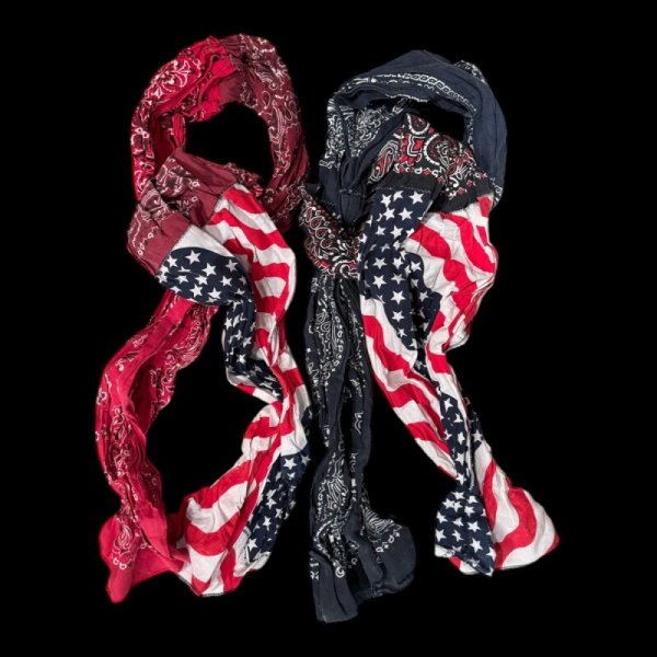 画像2: 66別注 Sugar & Co. シュガーアンドカンパニー  bandana stole バンダナストール (2)